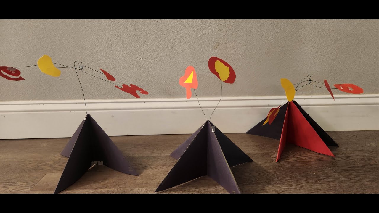 Calder Mobiles: 3rd-5th Grades - YouTube