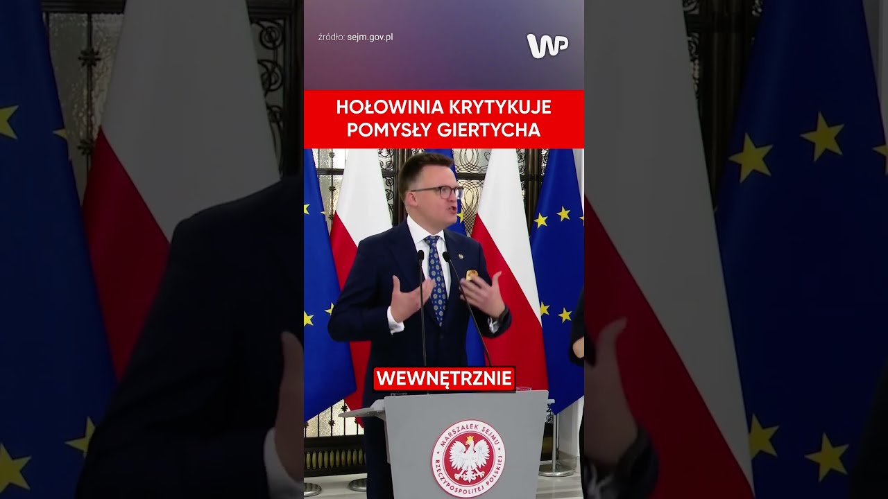 Ho Ownia Krytykuje Pomys Y Giertycha On Mo E Pisa Sobie Na Twitterze 