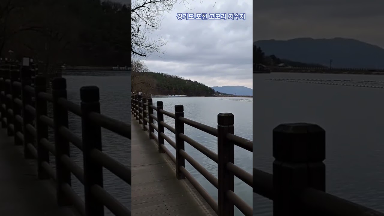 산책하기 좋은 고모저수지 #shorts #포천고모저수지 #고모호수공원 #고모리저수지 #호수산책 #경기도여행