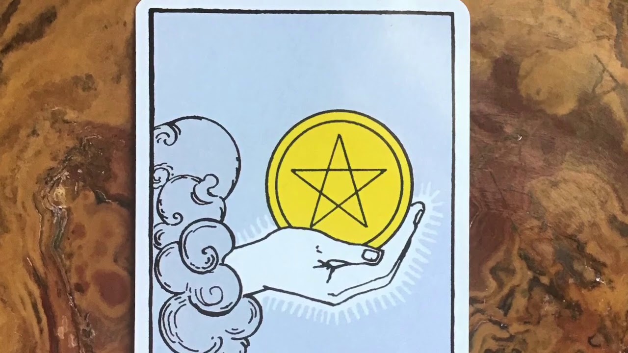 Ace of Pentacles Tarot Card Ace of Coins YouTube