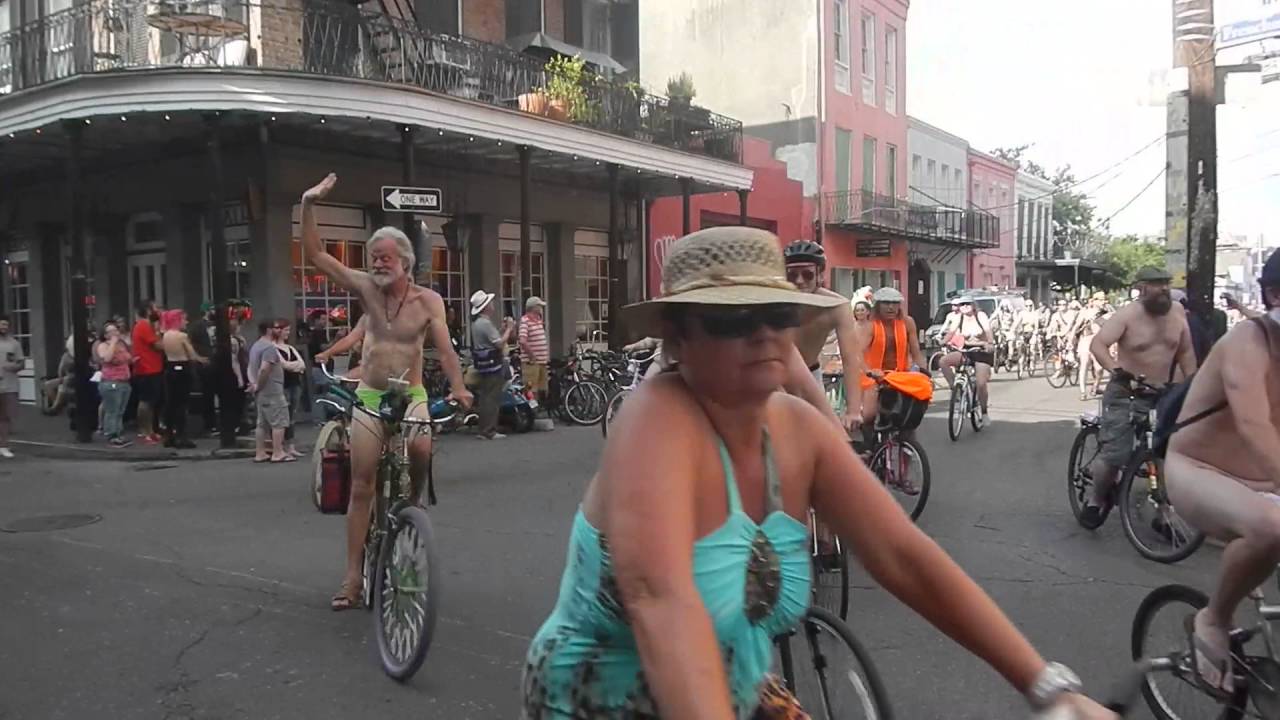 New Orleans, Naked bike ride.