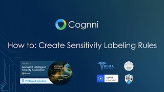 Cognni - How to: Create Sensitivity Labeling Rules