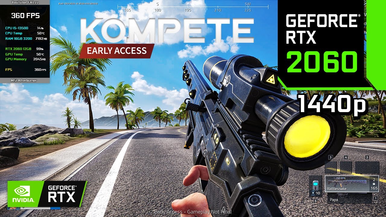 KOMPETE : Battle Royale | RTX 2060 12GB ( 2K Ultra Graphics )