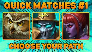 Choose Your Path | Quick Matches Compilation #1 | Zephyr + Gunblade + The Dark Lady