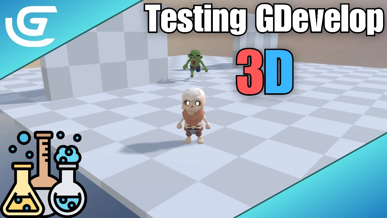 Testing GDevelop 3D - YouTube