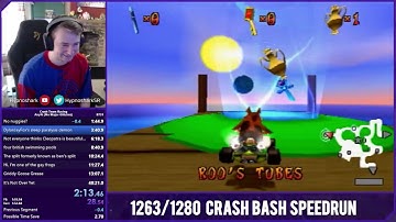 Hypnoshark Stream 29/7/24: Crash Team Racing + Crash Bash