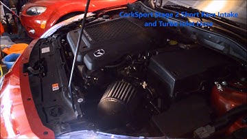 2013 Mazdaspeed3 Stock Airbox VS Corksport SRI + TIP