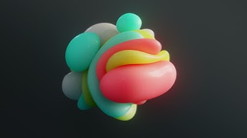 Houdini Simulation - Vellum Blobs 4K