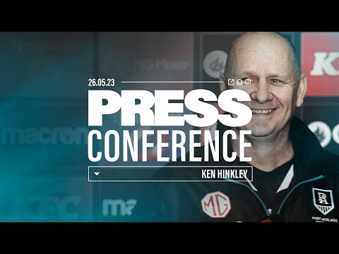 Ken Hinkley press conference  26 May