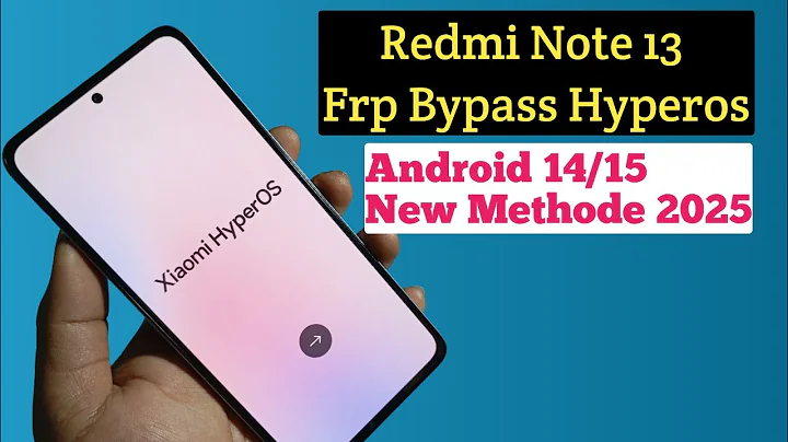 Redmi Note 13 Frp Bypass Hyperos Android 14/15 Without PC