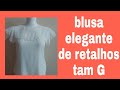 Blusa Elegante De Retalhos Tam( G )