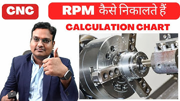 How to calculate rpm of cnc turnning machine program - rpm calculation meathod - rpm -cutting speed