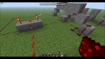 Minecraft Redstone Tutorial - 5 Lever Combination Lock