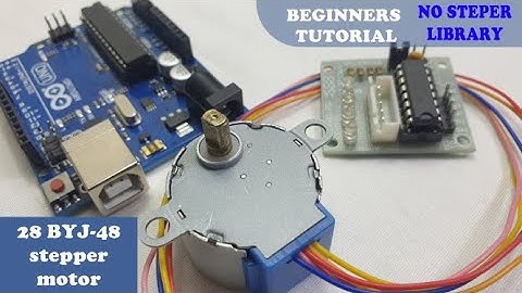 how to connect 28BYJ-48 stepper motor with arduino ( part-2) || with code || no stepper LIBRARY