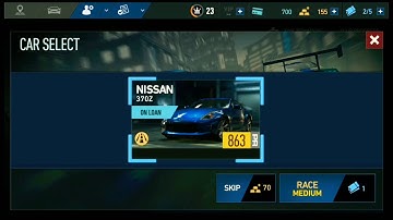 NFS No Limits | Nissan 370Z | Rush Hour Event Race |  367Km/h