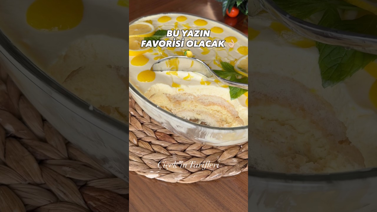 BU YAZIN FAVORİSİ 🍋 Limonlu Tiramisu #ramadanwithyoutube #tiramisu