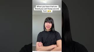 When you have that one friend you can’t keep secrets from 😩😭 #shorts Wealth