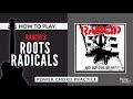 How to play roots radicals by rancid on guitar part 1 power chord practice