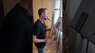 Learning the saxophone: capitol 16 / lesson 85 #learnsaxophone #practice