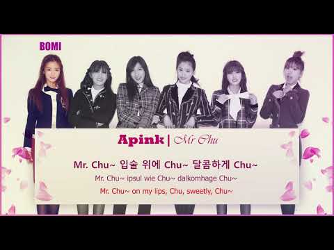 에이핑크 Apink - Mr Chu | Lyric Korean, Romanized, English