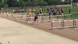 Lindsey sets the hurdles school record and gets the 3 step finally!