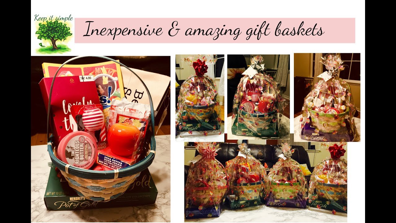 EASTER BASKETS Inexpensive and Amazing gift basket for teachers