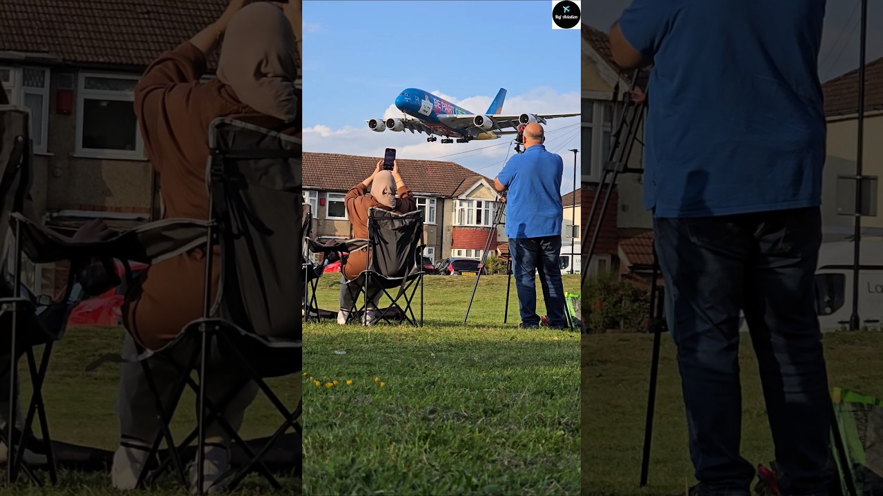 Colourful Airbus A380 ✈️😍  Heathrow | Airport | London | 