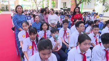 Lễ đón bằng công nhận trường chuẩn quốc gia của trường THCS LÊ NGỌC HÂN