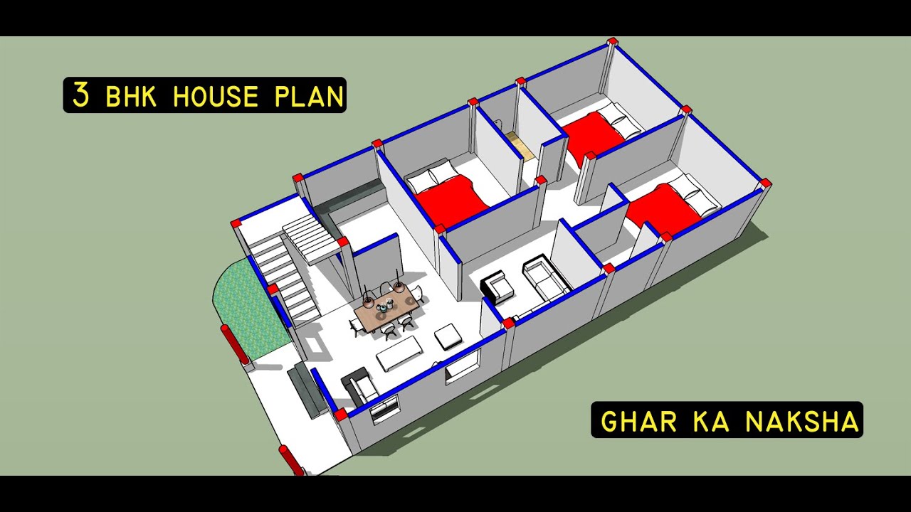 24-x-45-home-design-ii-24-x-45-simple-ghar-ka-naksha-ii-3-bed-rooms
