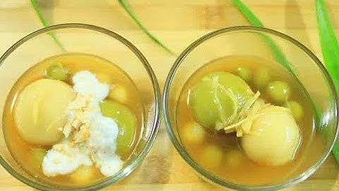 Cách nấu chè trôi nước không bị cứng nhưng mềm dẻo và rất ngon