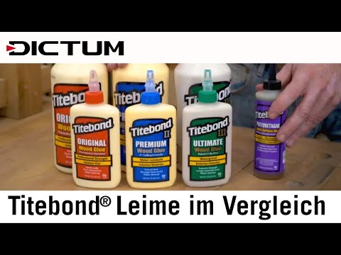 Video: Ist Titebond Holzleim auf Wasserbasis?