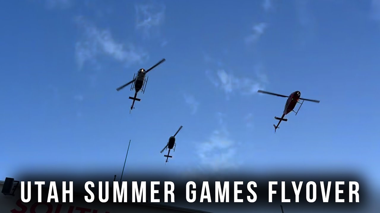 Helicopter POV | Football Stadium Flyover 2025