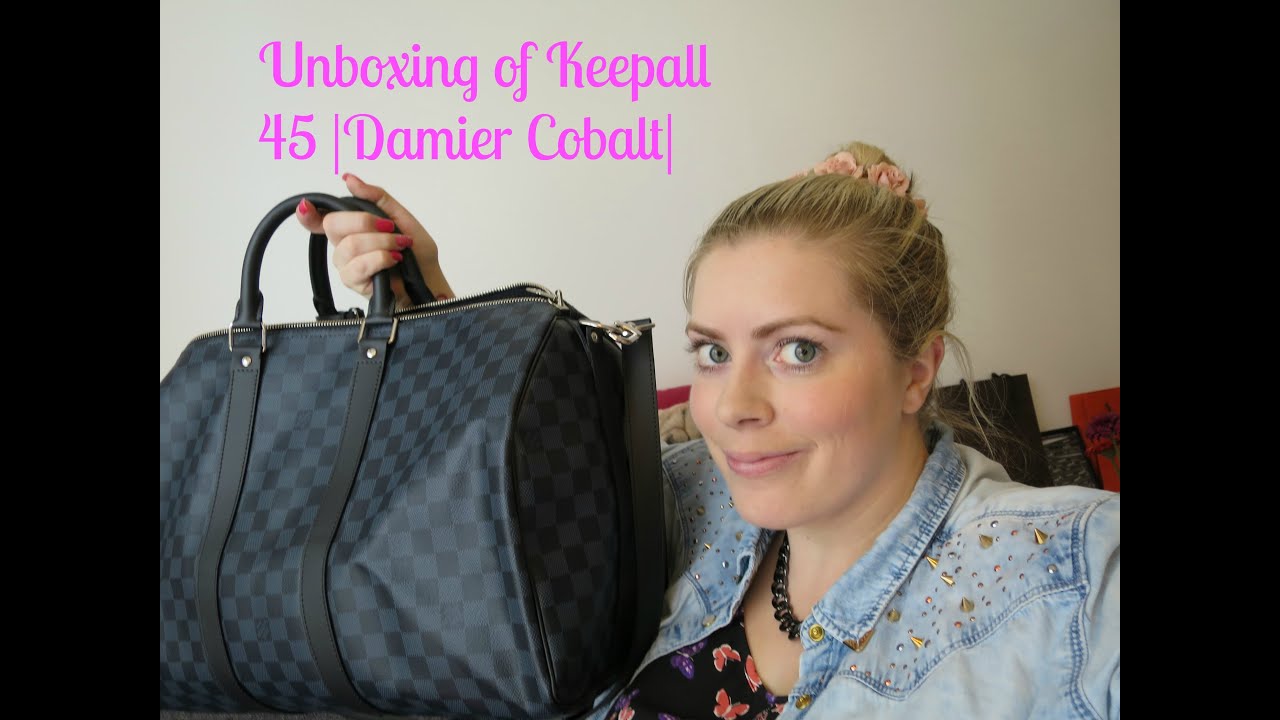 Louis Vuitton Keepall 45 Damier Cobalt Review (What's In My Bag) 