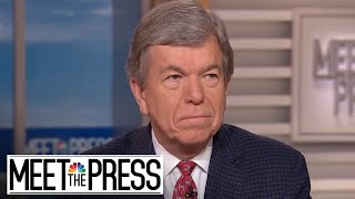 Sen. roy blunt (r-mo.) tells chuck todd that elected leaders face a
challenge in communicating through the press, during an exclusive
interview with meet the...