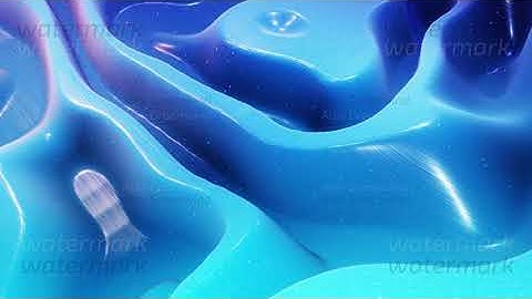 Stylish abstract blue surface as fantastical festive bg. Looped background, waves move on glossy