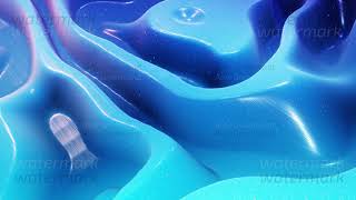 Stylish abstract blue surface as fantastical festive bg. Looped background, waves move on glossy screenshot 4