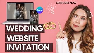 How to Edit Your Wedding Website Invitation | RSVP, Music & Countdown (Canva)