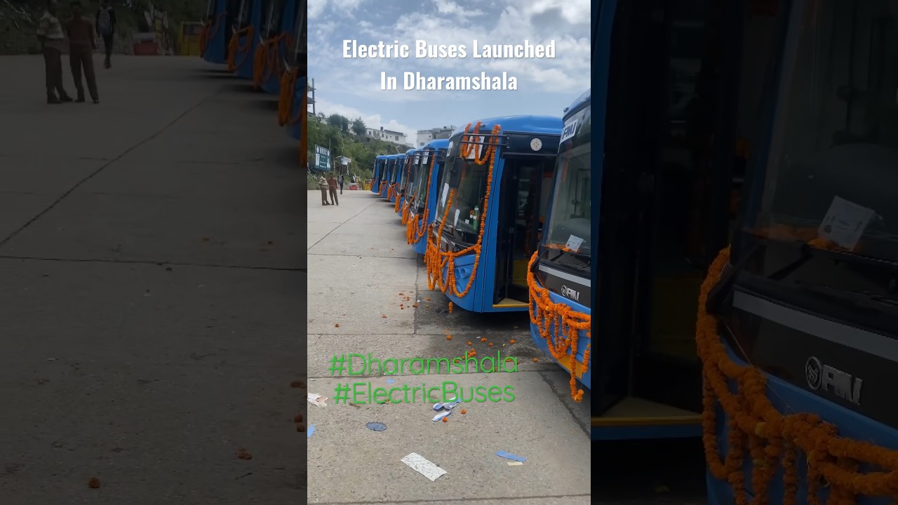 Electric Buses Launched In Dharamshala 