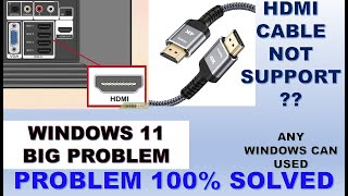 Windows 11 Hdmi Not Support Hdmi Screen Cast Problem