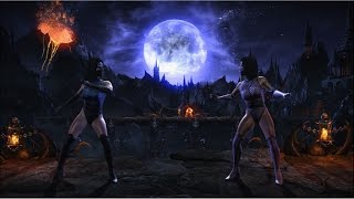 Mortal Kombat Xl - Kitana Vs. Mileena - The Pit Stage Fatality Ps4 Gameplay