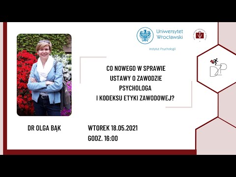 Dni Zawodu Psychologa 2021 - Dr Olga Bąk