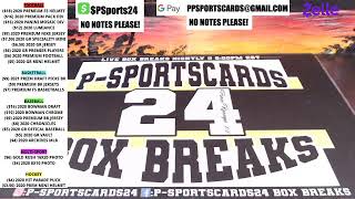 2/17/2021 | P-Sportscards24's LIVE BOX BREAKS | BONUS BREAKS!