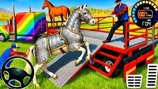 Farm Animal Truck Transport Simulator Game - Animal Transport Truck 3D - Android Gameplay  screenshot 3