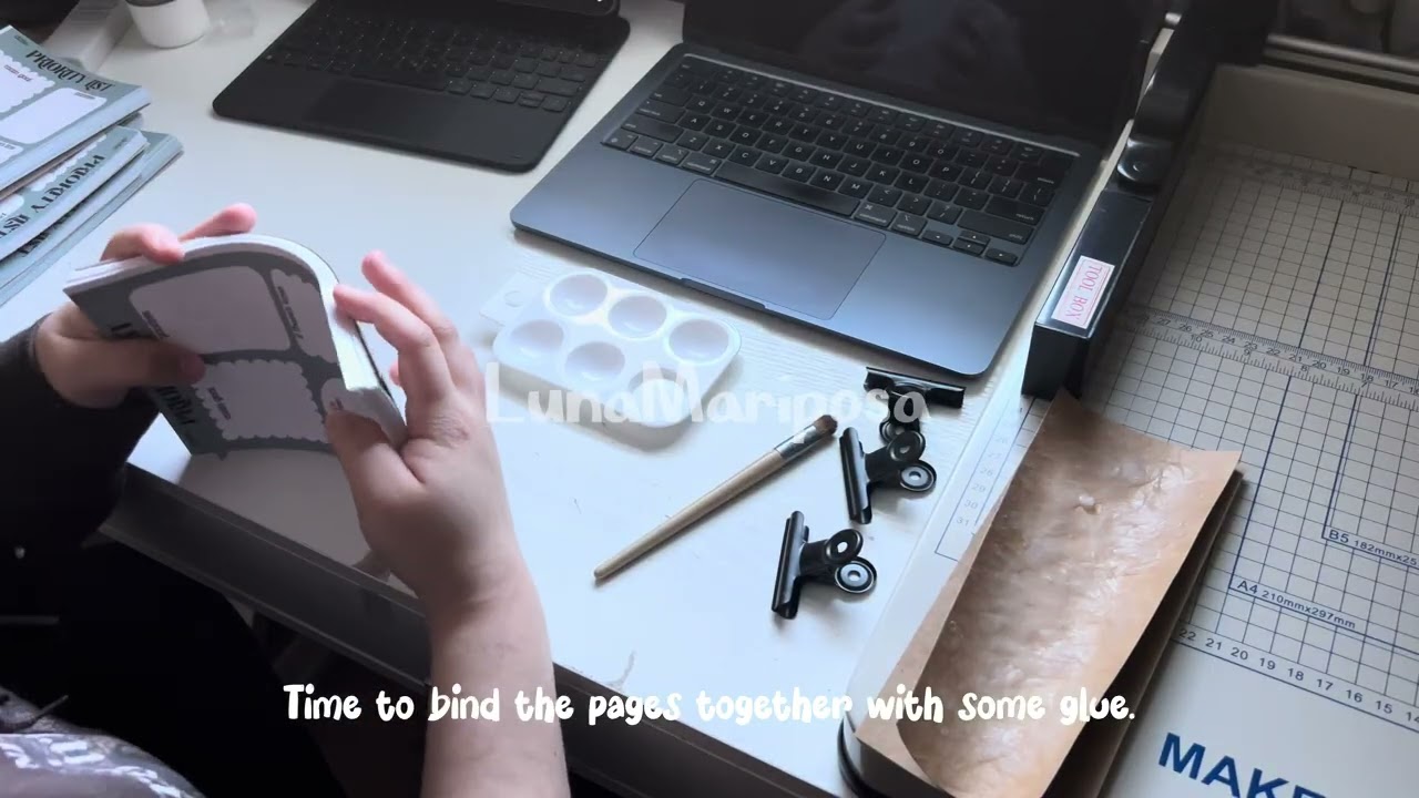 Day in the life of a small business owner - Making Notepads