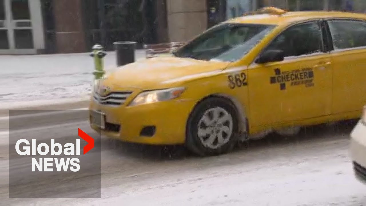 Calgary baby born in back seat of taxi during winter storm