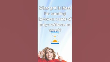 What grit is ideal for sanding between coats of polyurethane on wood?