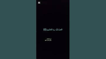 سورة الفاتحة بصوت الشيخ احمد النفيس #quran #اكسبلور #المصحف #اكسبلور #الرحمن #shortvideo #falcon