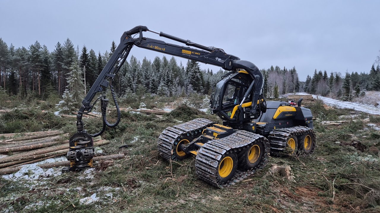 Ponsse Scorpion 2023, stage5, C50 11m, H6. Only 8300h. Available 1/2026.