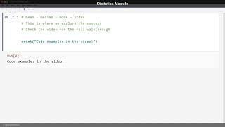 Day 24 — Statistics with Python | 30 Days Of Python 🐍