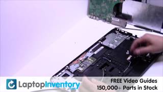 toshiba satellite l850 c850 palmrest replacement disassemble take apart touchpad install c75 s950
